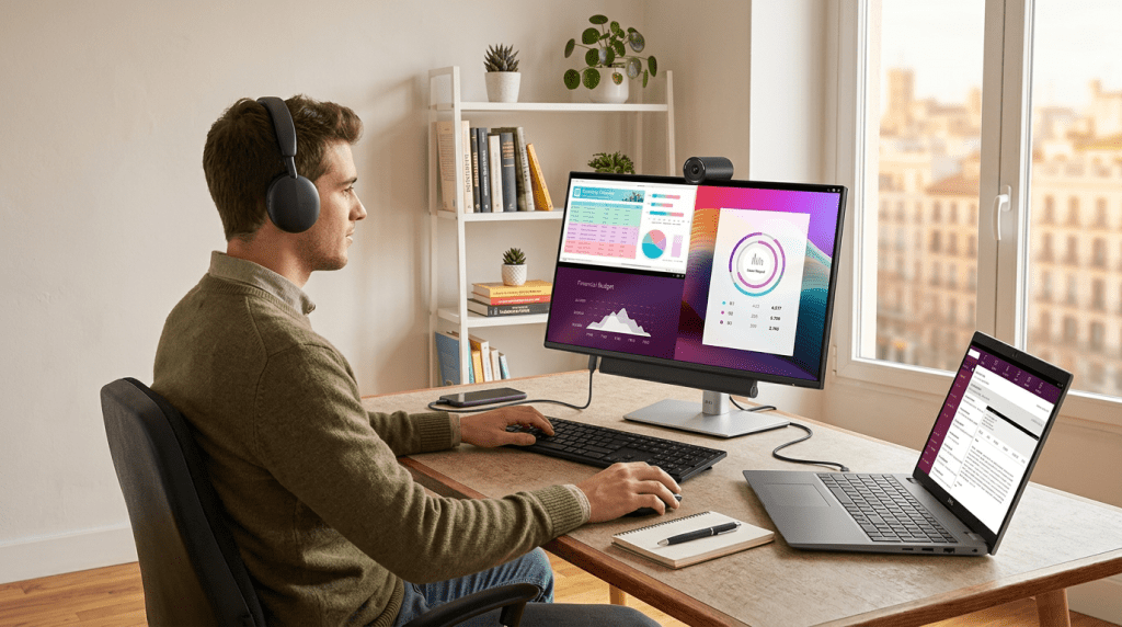 mejores monitores teletrabajo